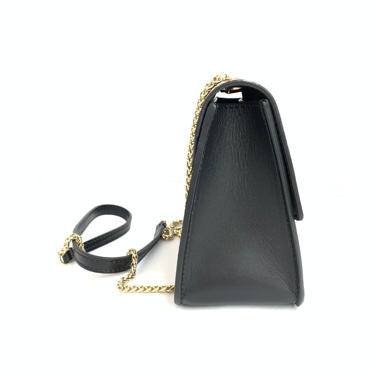 GHERARDINI Mini Shoulder Bag Leather Black Women's 2