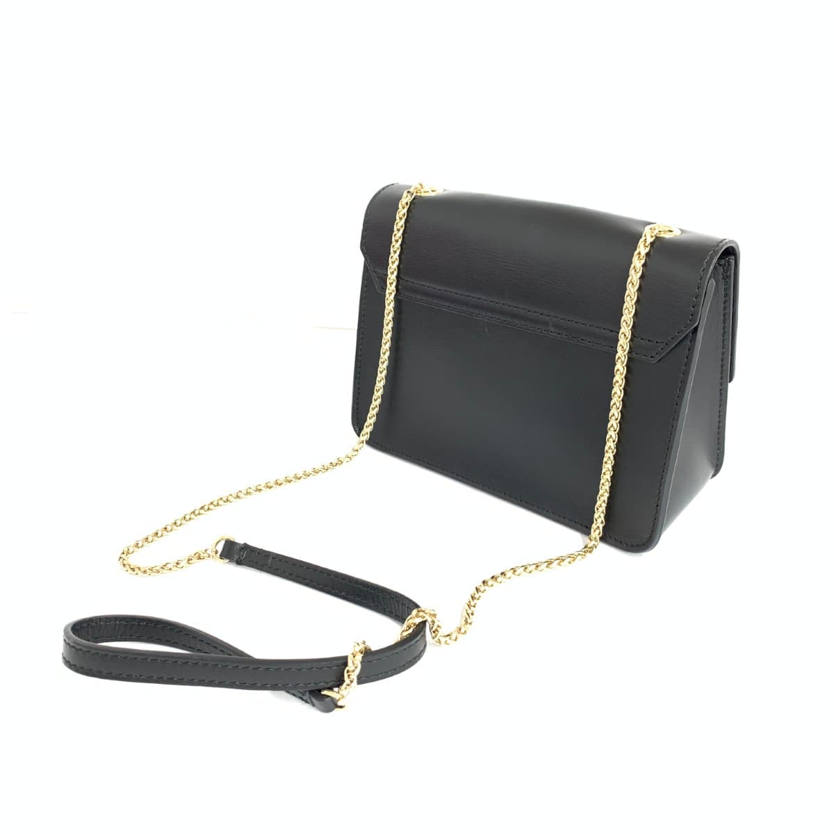 GHERARDINI Mini Shoulder Bag Leather Black Women's 3