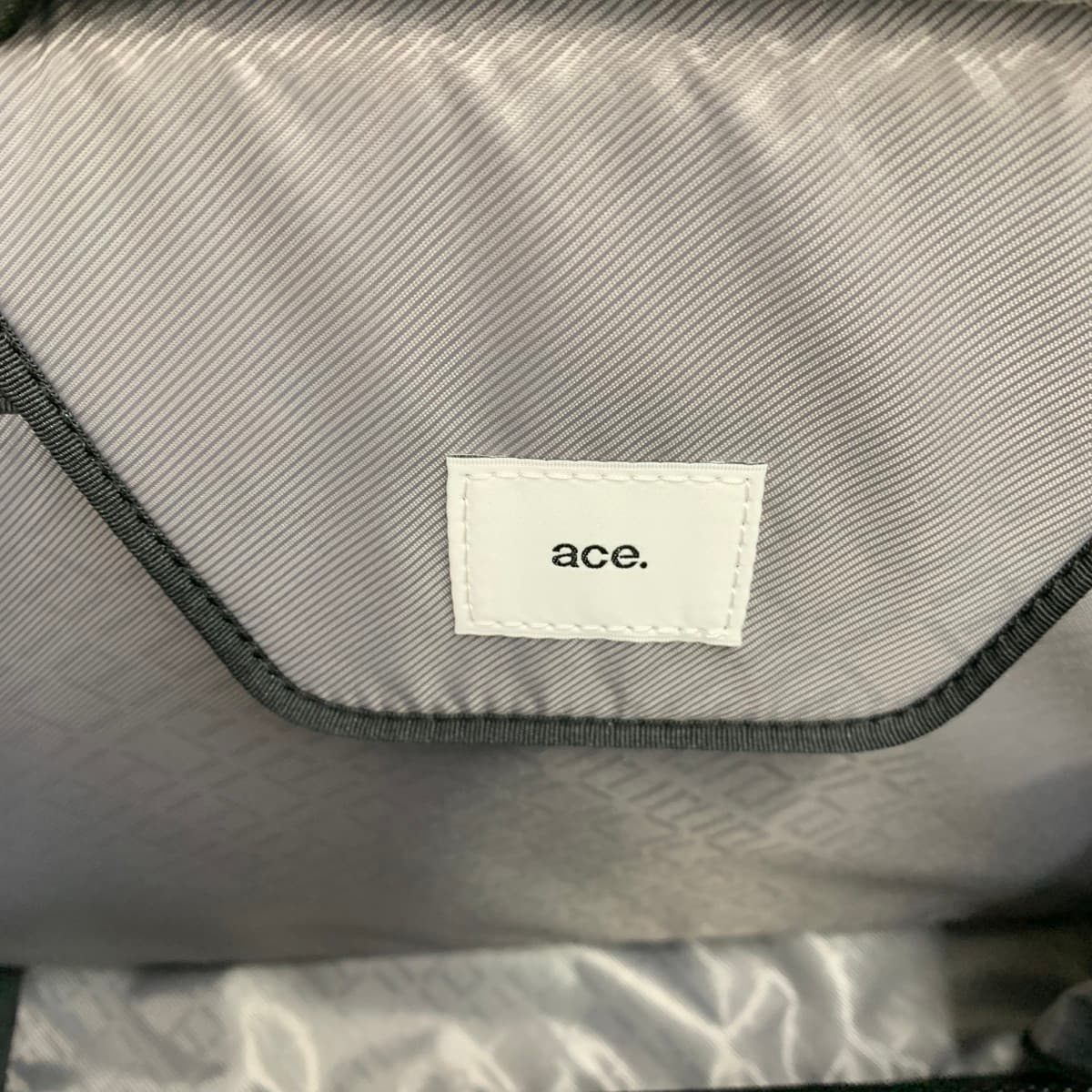 Ace 2WAY bag unused item nylon black men's 9
