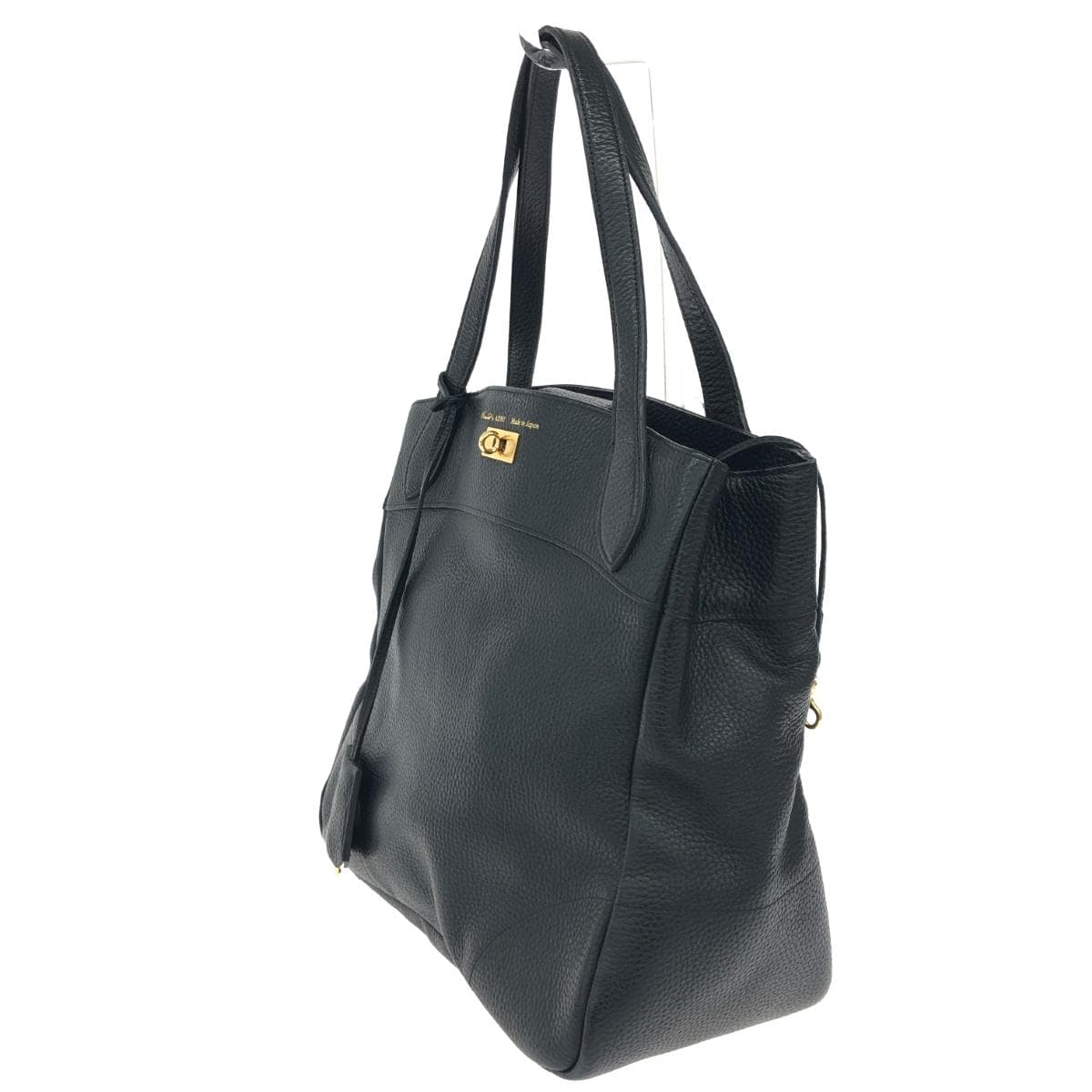 A.D.M.J (Accessoires De Mademoiselle) A.D.M.J/Tote Bag Leather Black Women's 3