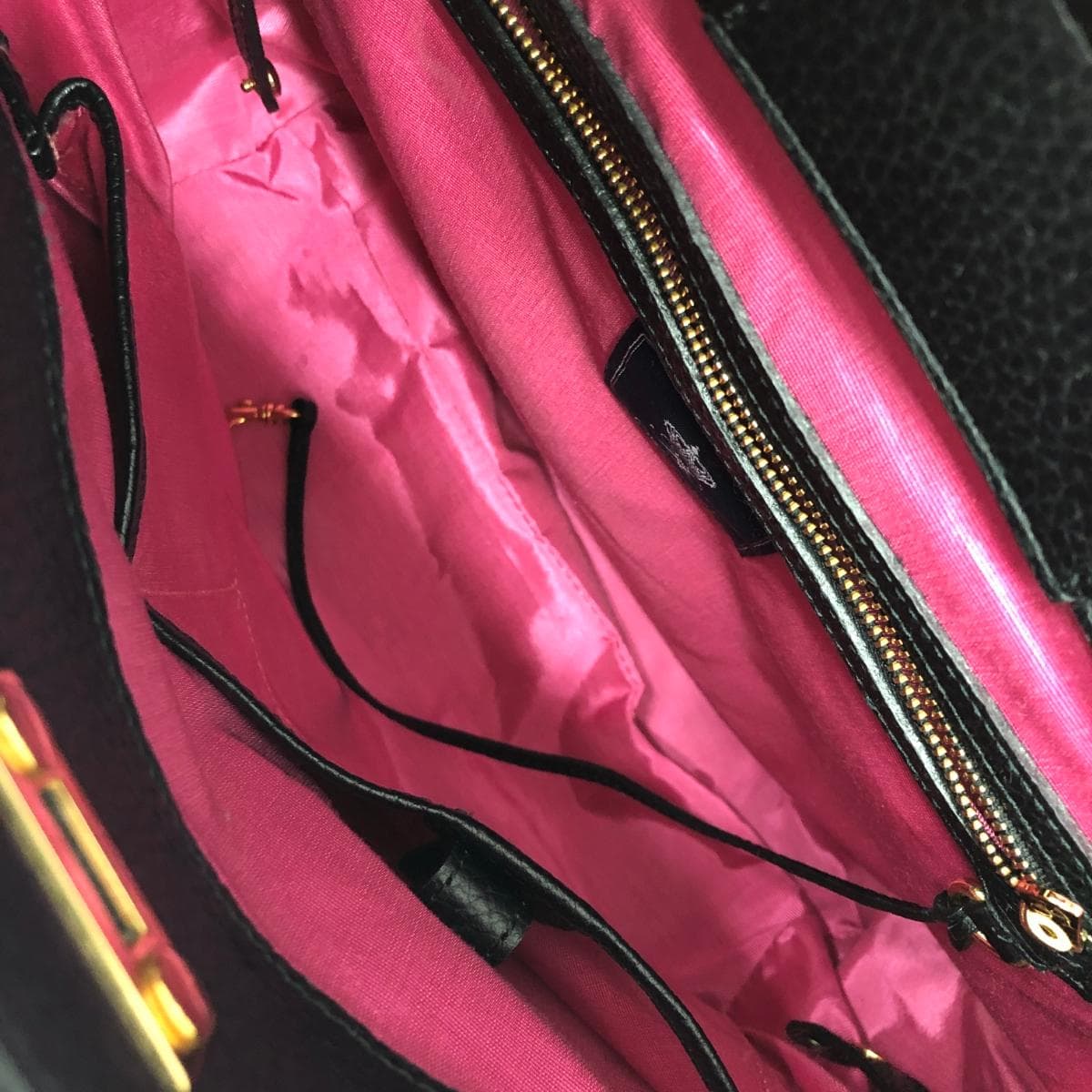 A.D.M.J (Accessoires De Mademoiselle) A.D.M.J/Tote Bag Leather Black Women's 4