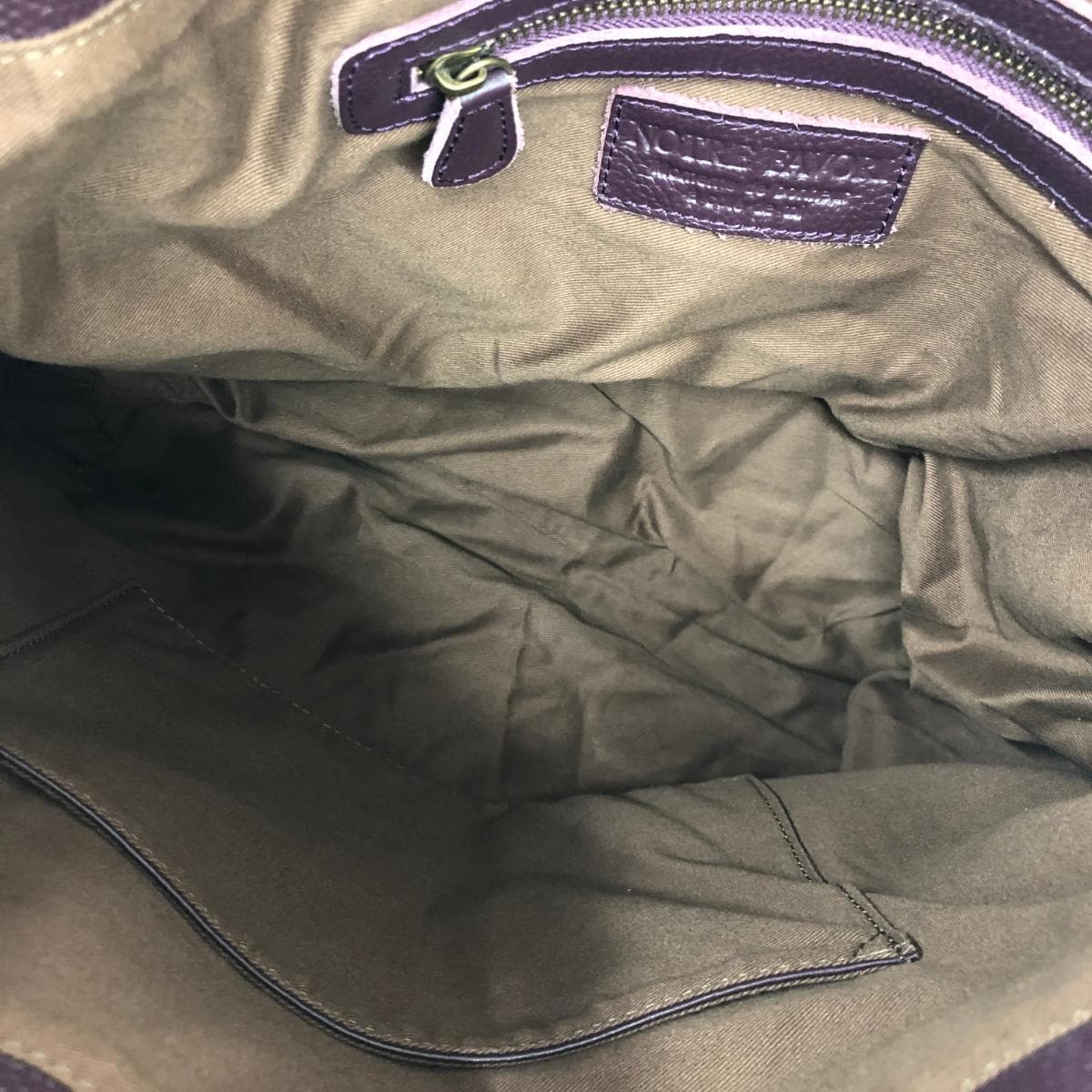 NOTRE FAVORI Notre Favori Notre Favori / Tote Bag Leather Purple Ladies 4