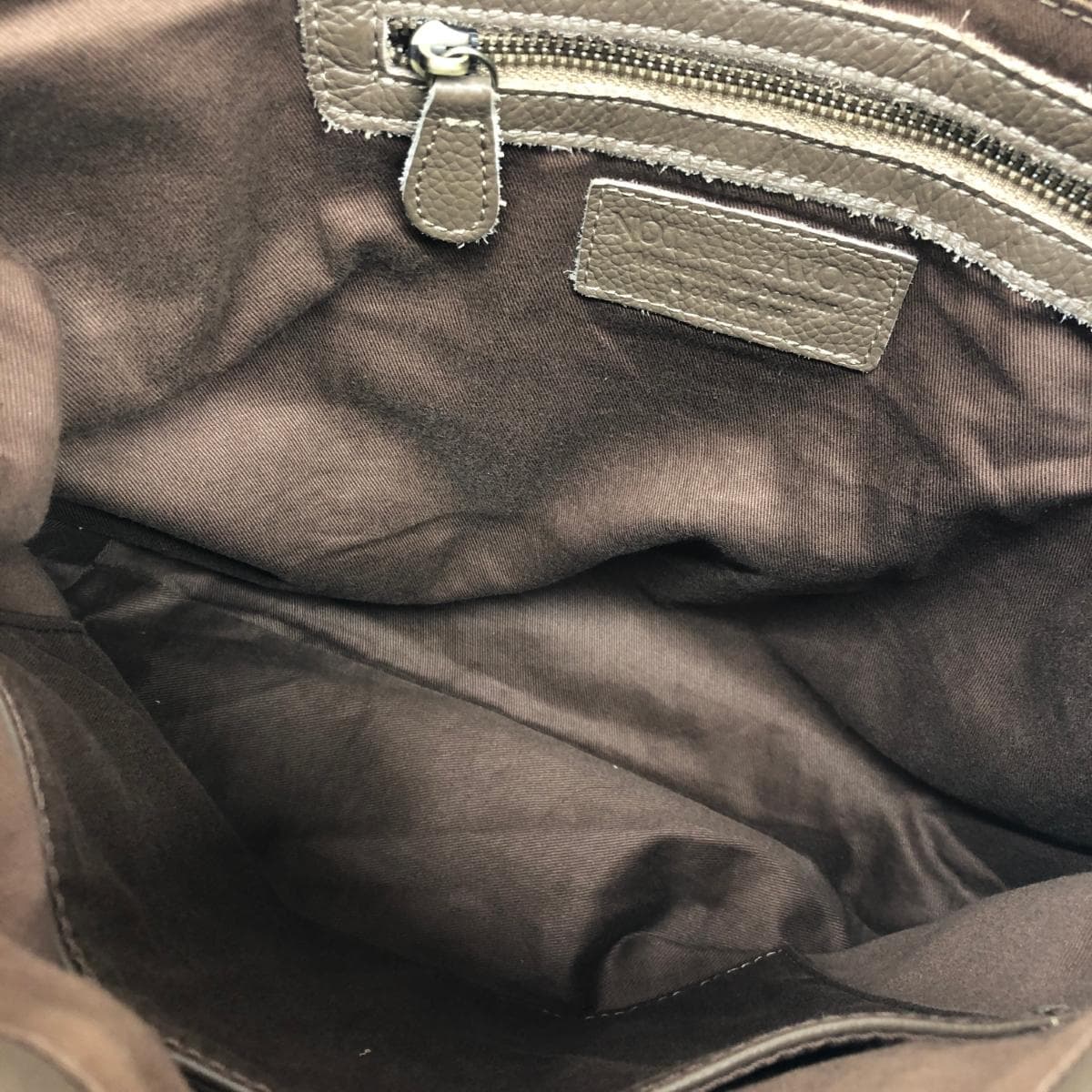 NOTRE FAVORI Notre Favori Tote Bag Leather Brown Women's 4