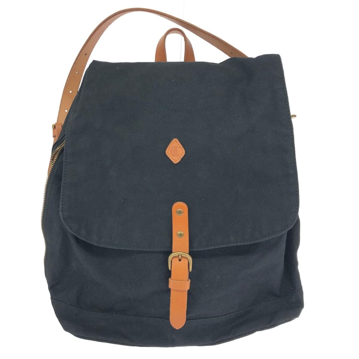 CLEDRAN 2WAY Backpack Canvas Black Unisex