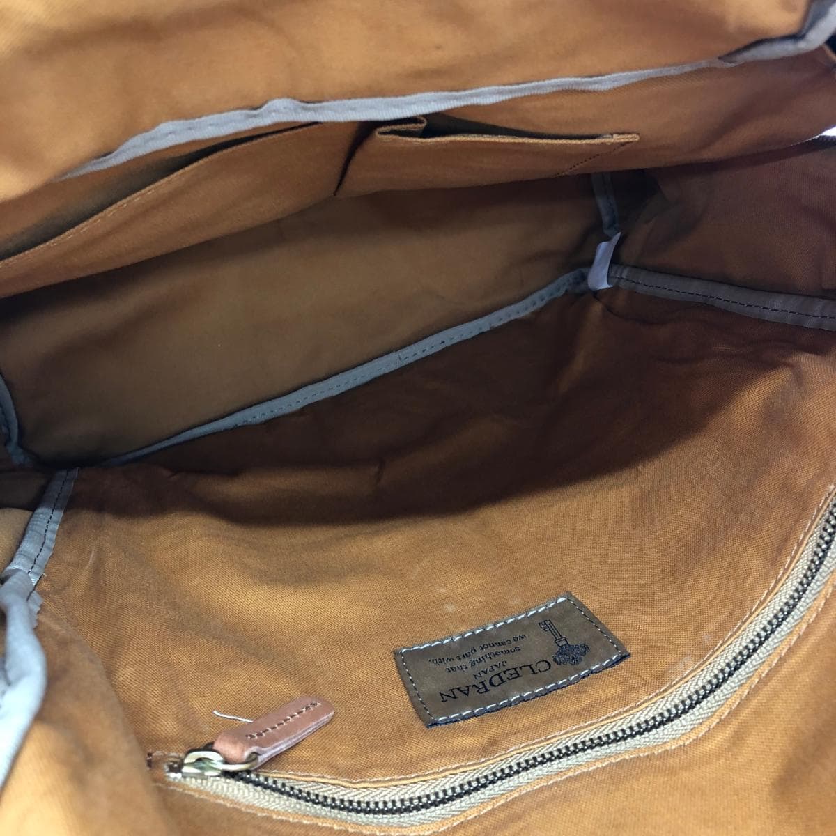 CLEDRAN 2WAY Backpack Canvas Black Unisex 4