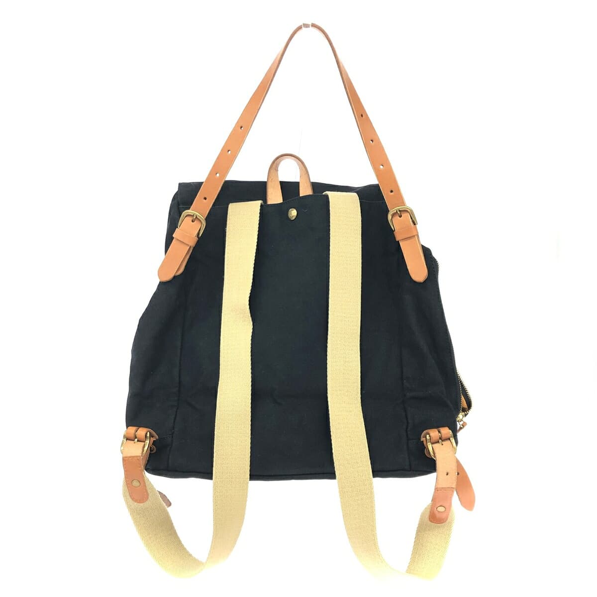 CLEDRAN 2WAY Backpack Canvas Black Unisex 6