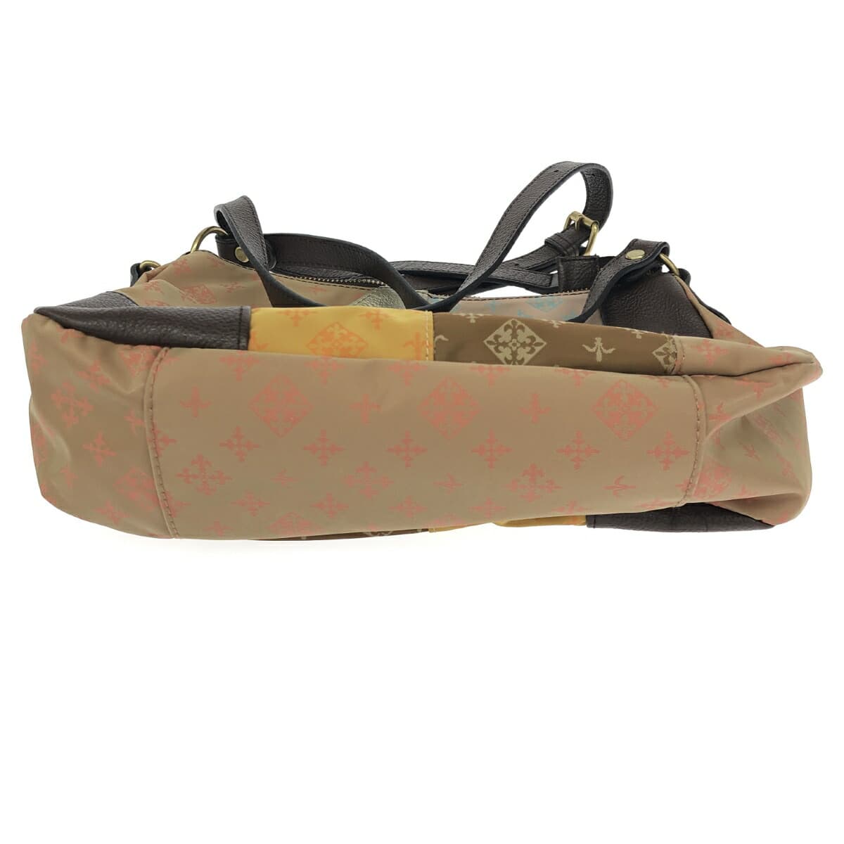 Russet Rassit 2WAY bag in good condition, patchwork/monogram/nylon, multicolor, ladies 7