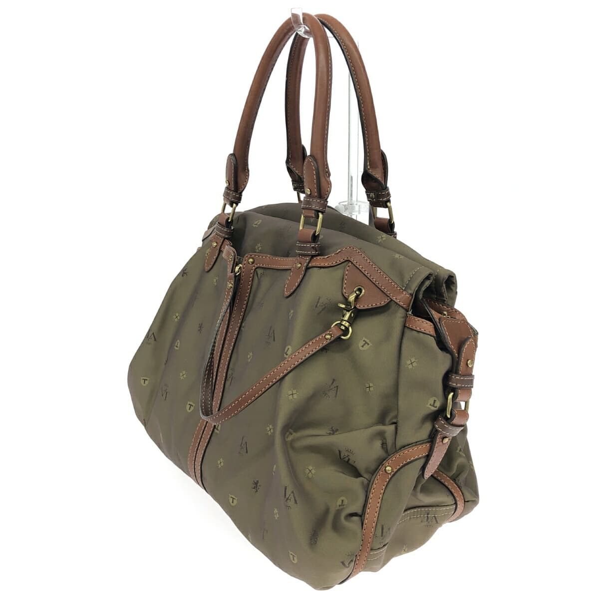 TOPKAPI 2WAY Bag / Vachetta Topkapi Good Condition Monogram / Nylon Khaki Ladies 4