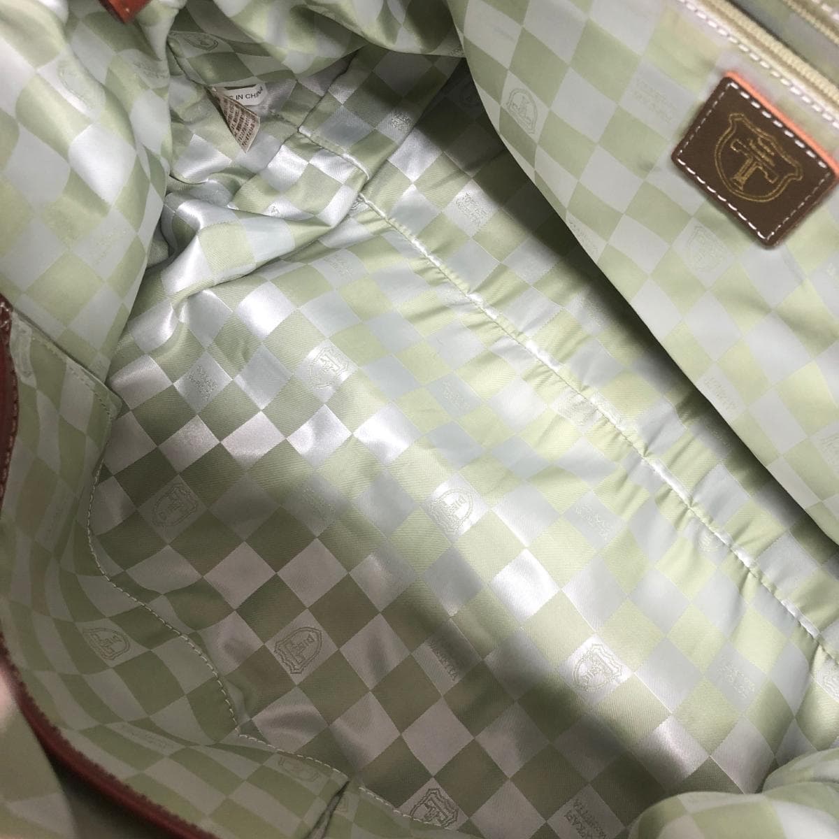 TOPKAPI 2WAY Bag / Vachetta Topkapi Good Condition Monogram / Nylon Khaki Ladies 5