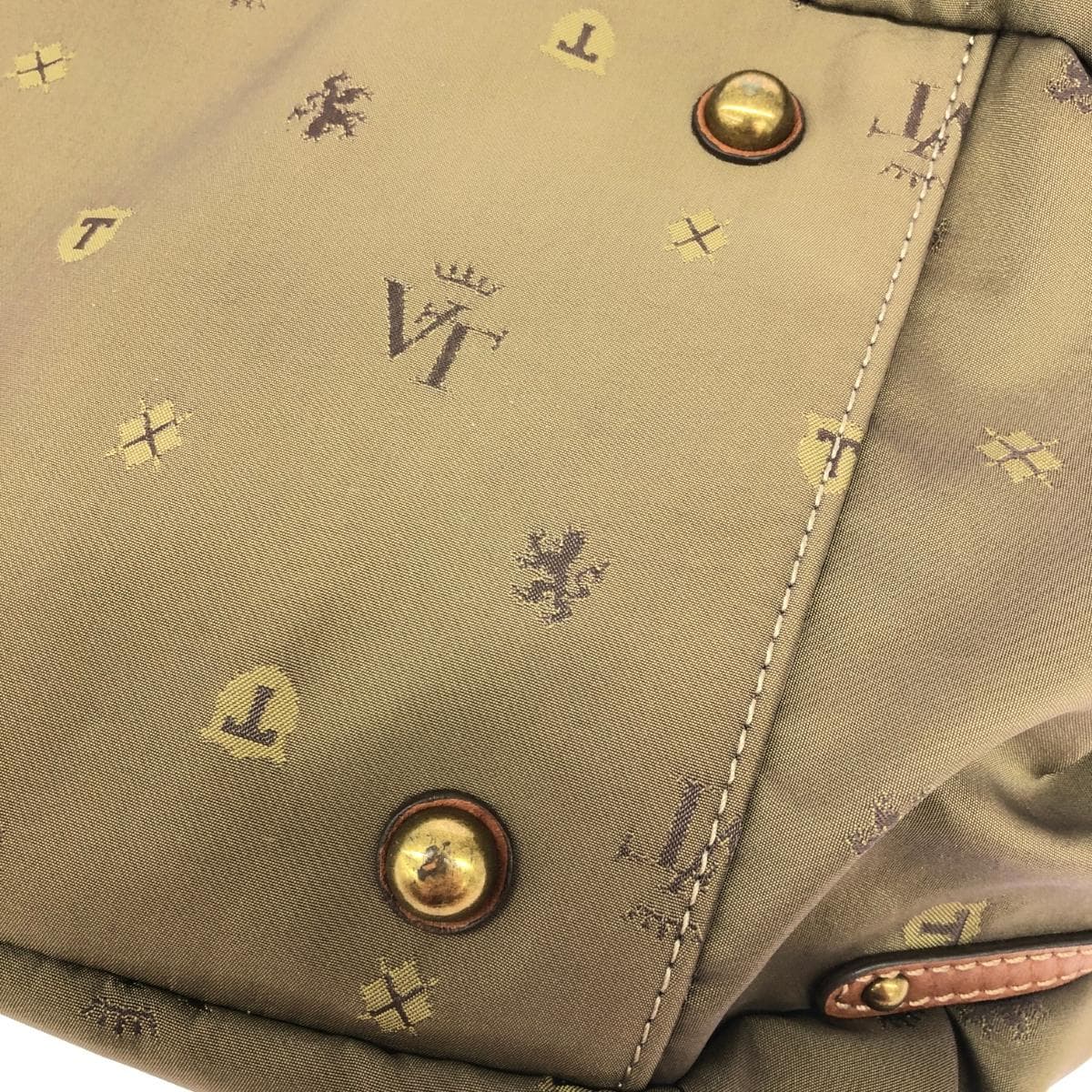 TOPKAPI 2WAY Bag / Vachetta Topkapi Good Condition Monogram / Nylon Khaki Ladies 8