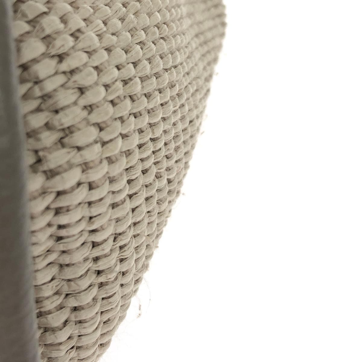 Ripani 2WAY Handbag Straw Material/Leather Greige Ladies 9