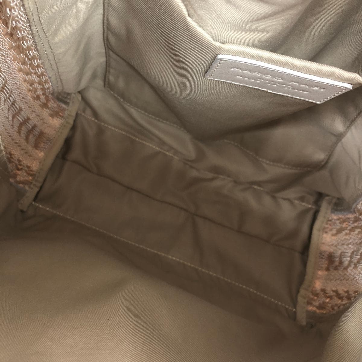 MARCO MASI Handbag Leather/Straw Material White Ladies 4