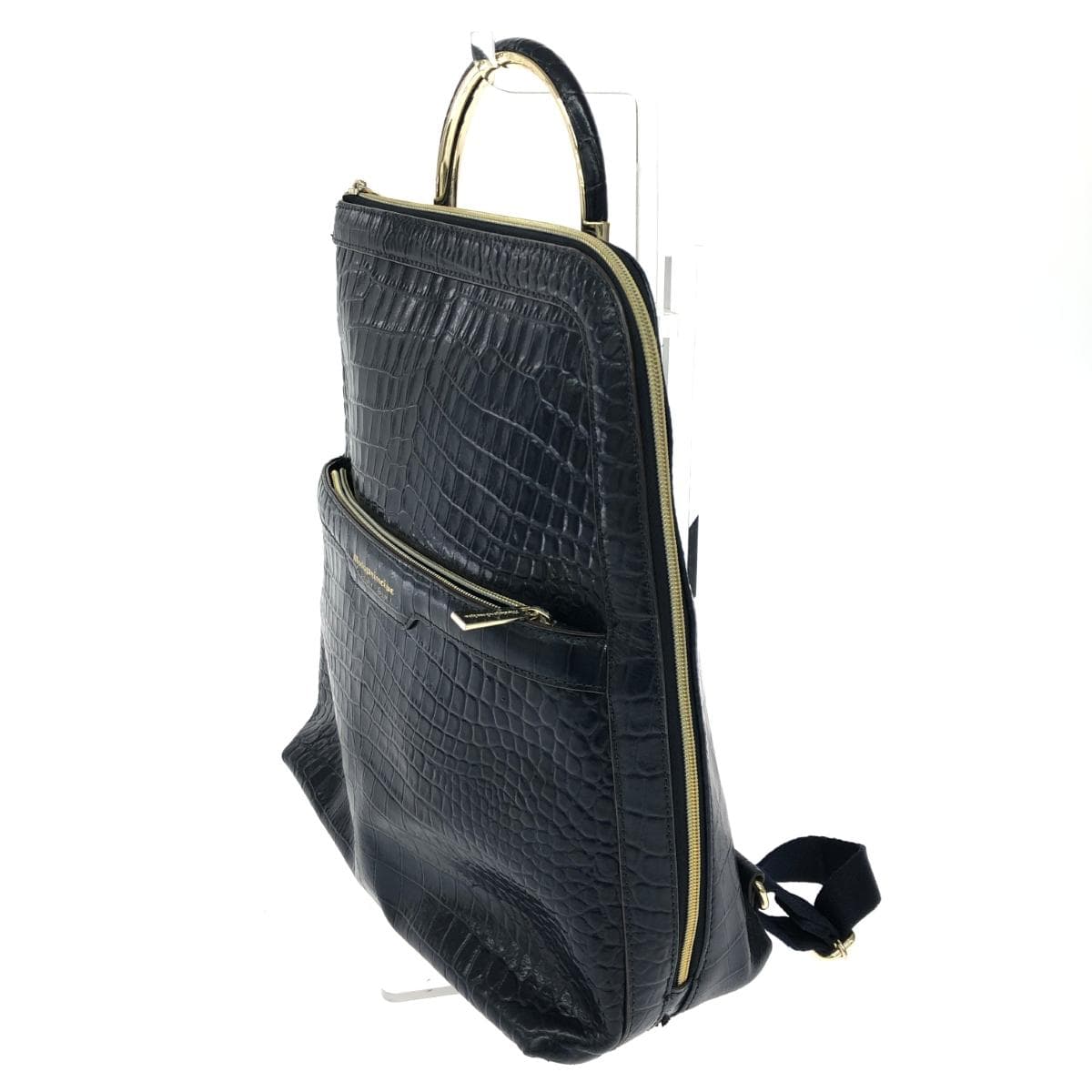 modaprincipe Backpack Leather Navy for Women 3