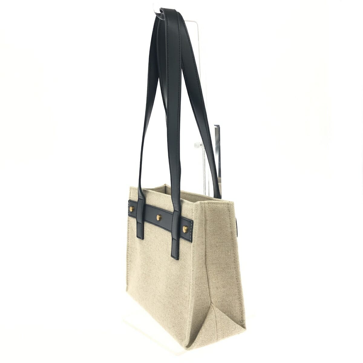 ROBINMAY 2WAY Bag with Canvas/Coin Case - Beige for Women 3