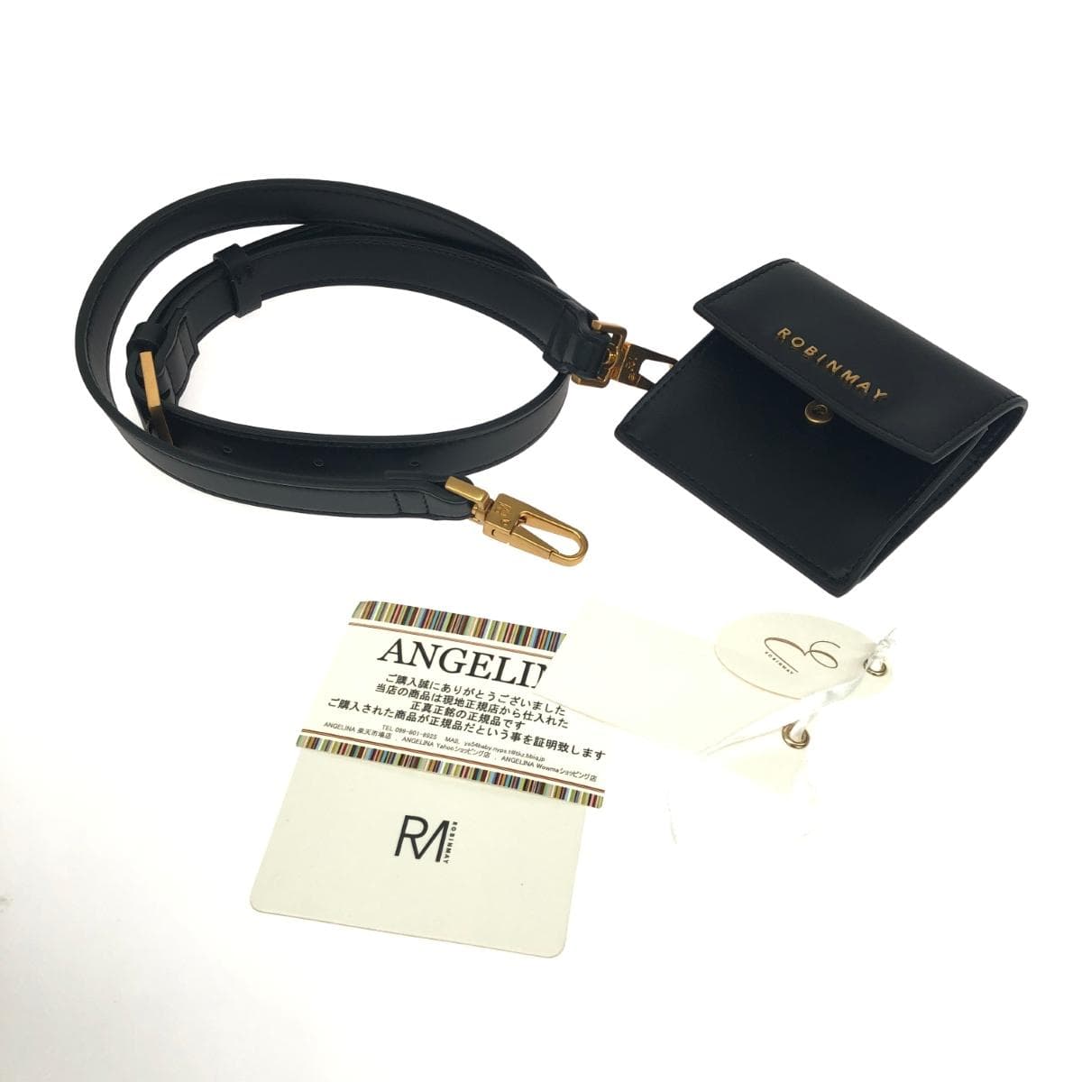 ROBINMAY 2WAY Bag with Canvas/Coin Case - Beige for Women 9