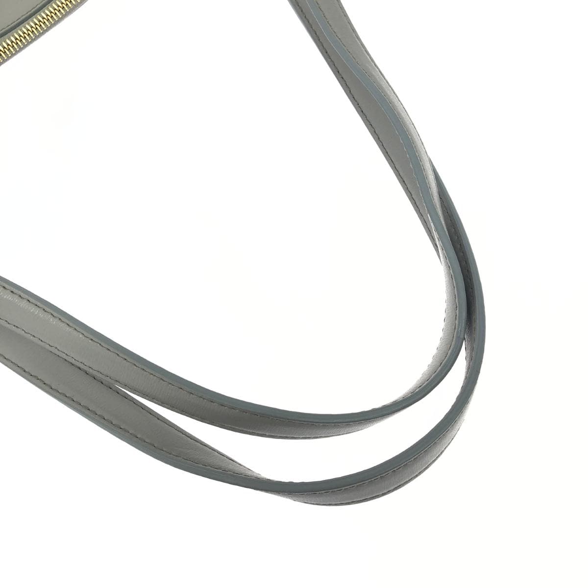 Salvatore Ferragamo Gancini/Tote Bag Excellent Condition Leather Gray Women's 6