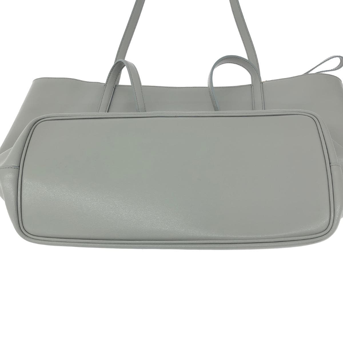 Salvatore Ferragamo Gancini/Tote Bag Excellent Condition Leather Gray Women's 7