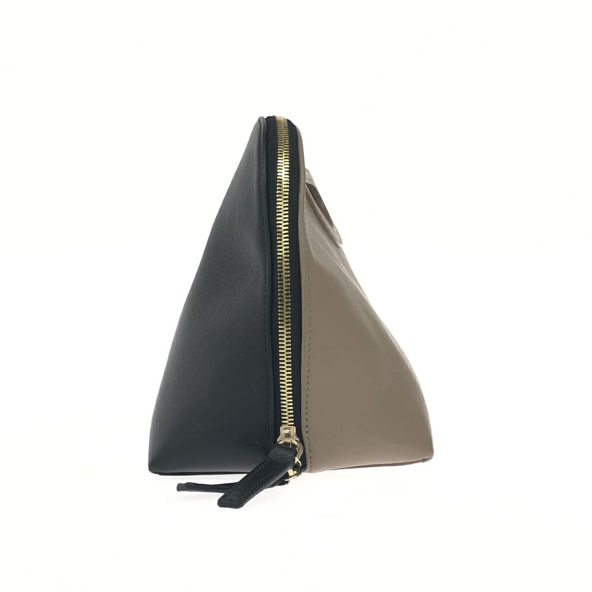 PELLICO Perryco Handbag Good Condition Leather Black/Brown Women's 2