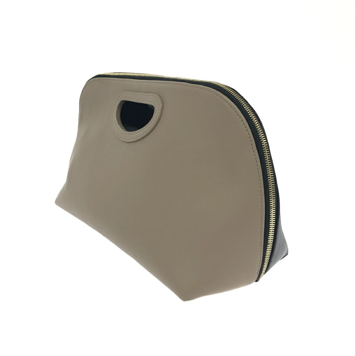 PELLICO Perryco Handbag Good Condition Leather Black/Brown Women's 3