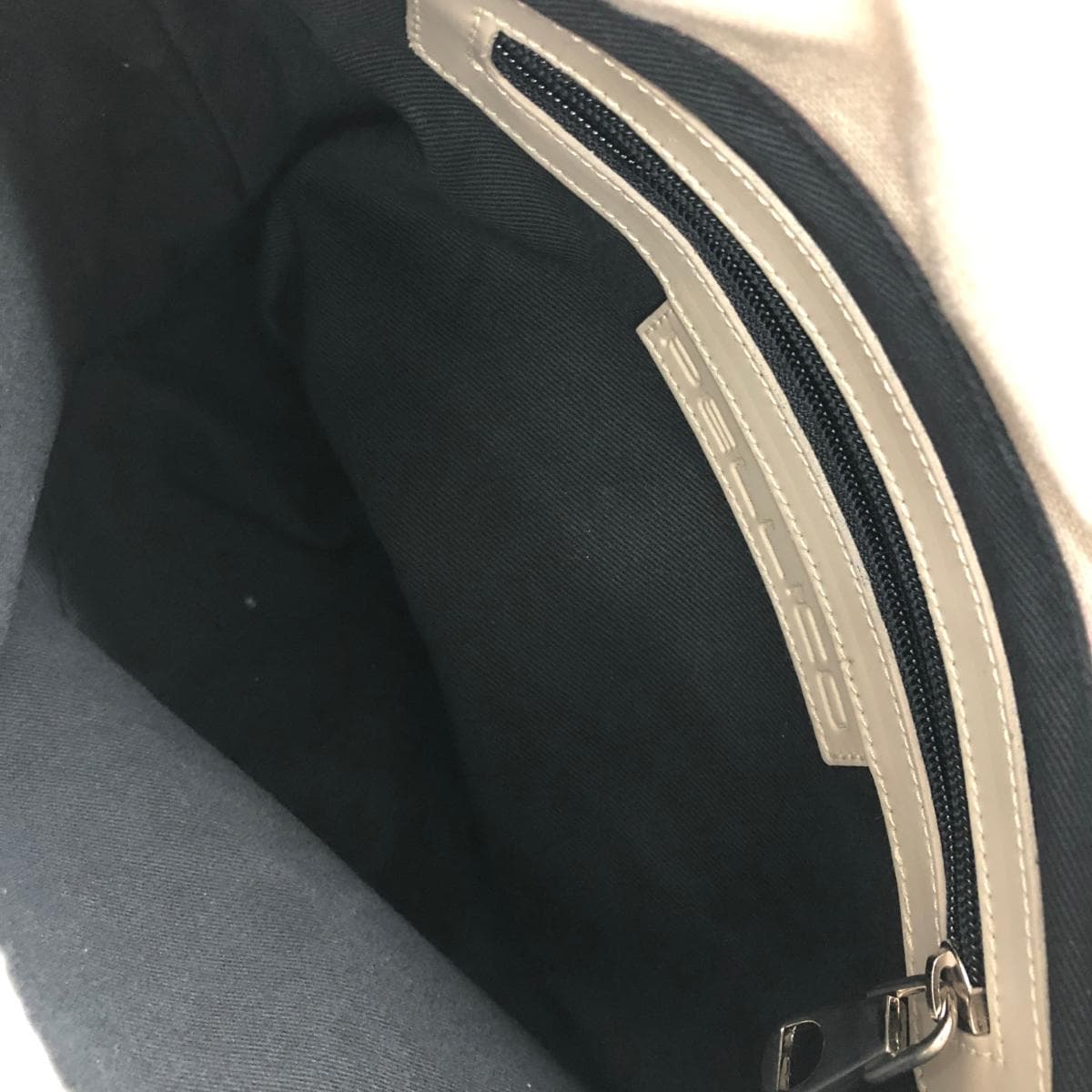 PELLICO Perryco Shoulder Bag Good Condition Leather Beige Women's 5