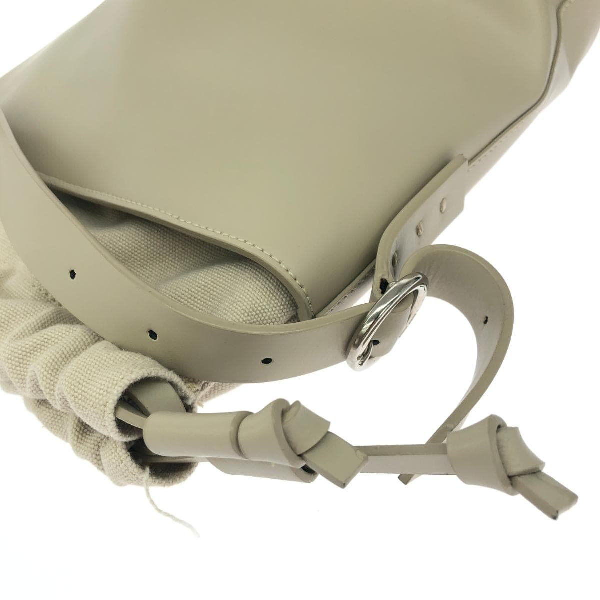 PELLICO Perryco Shoulder Bag Good Condition Leather Beige Women's 8