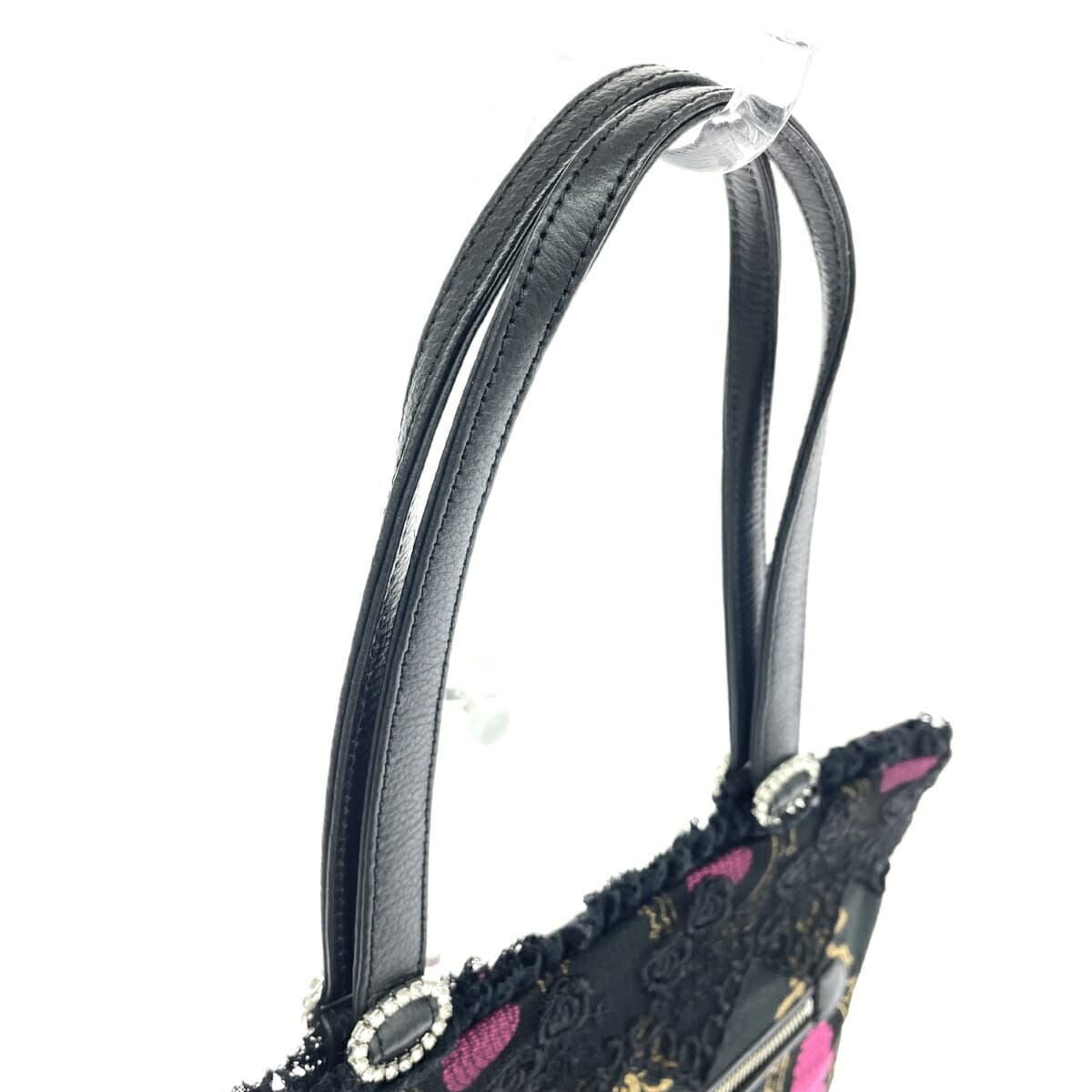 Think Bee Tote Bag, Excellent Condition, Gobelin, Bijou, Black, Ladies 4