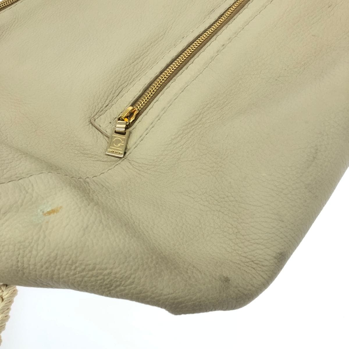 GHERARDINI Shoulder Bag Leather Beige Women's 10