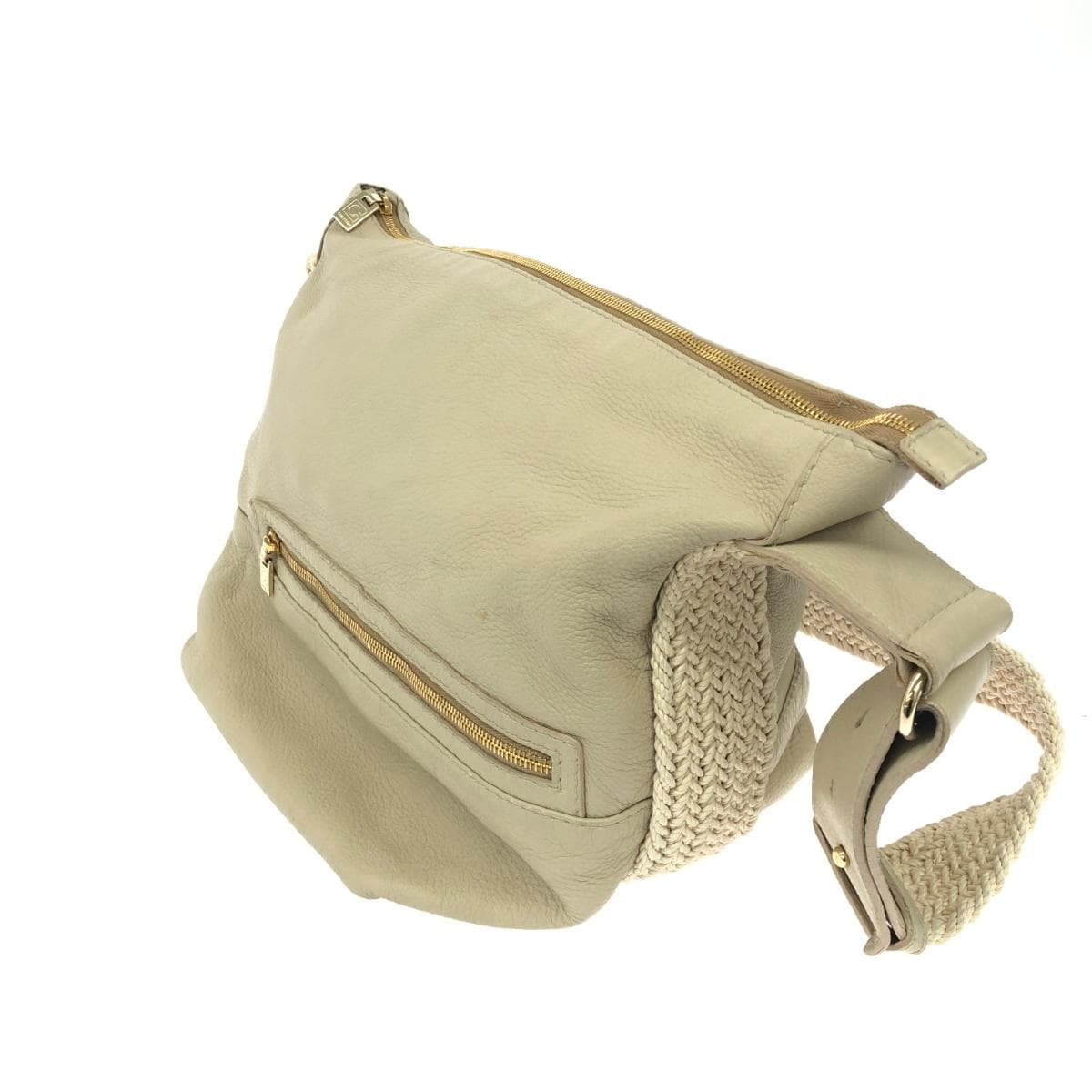 GHERARDINI Shoulder Bag Leather Beige Women's 3