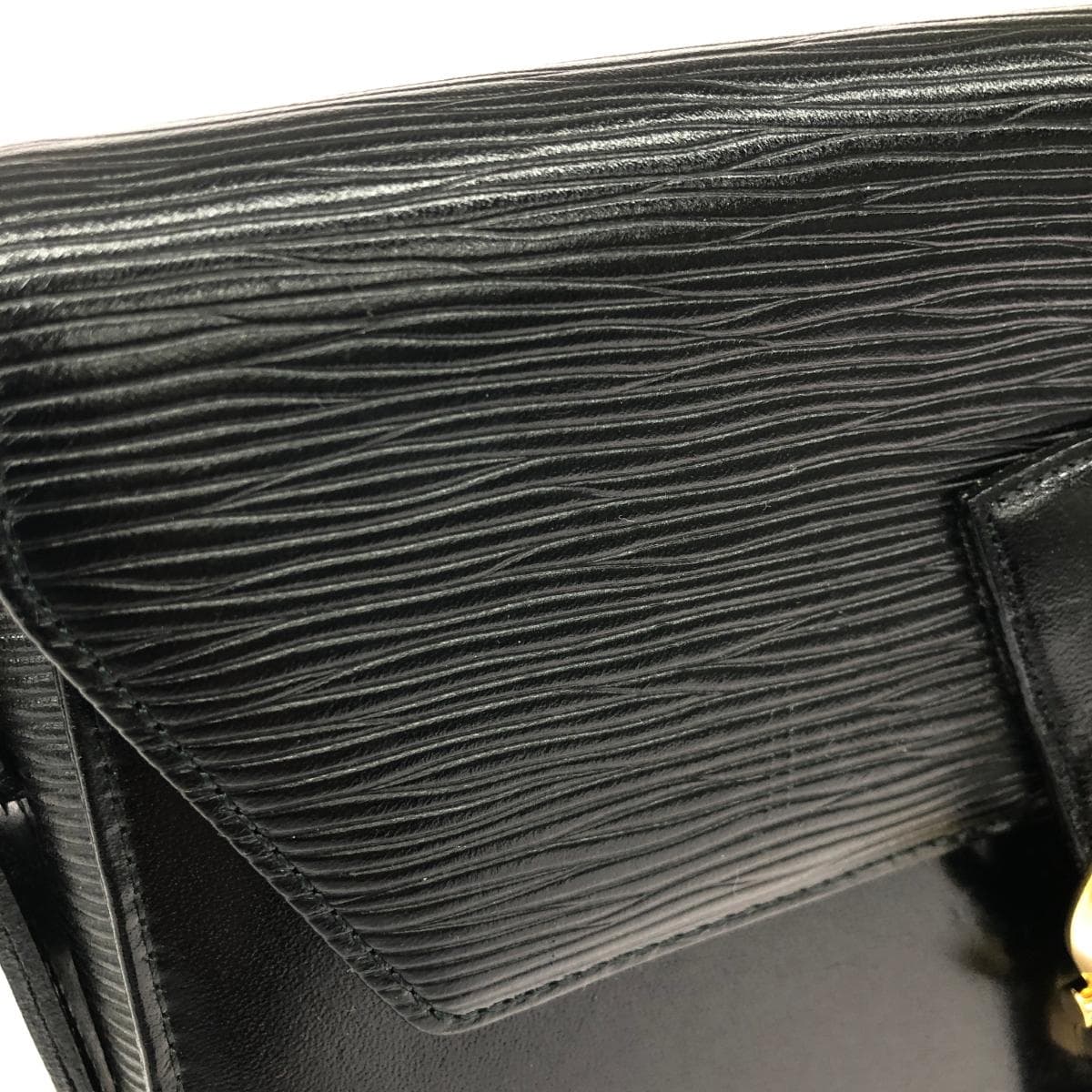 Valentino Garavani Shoulder Bag Logo Hardware Epi Leather Vintage Black Ladies 7