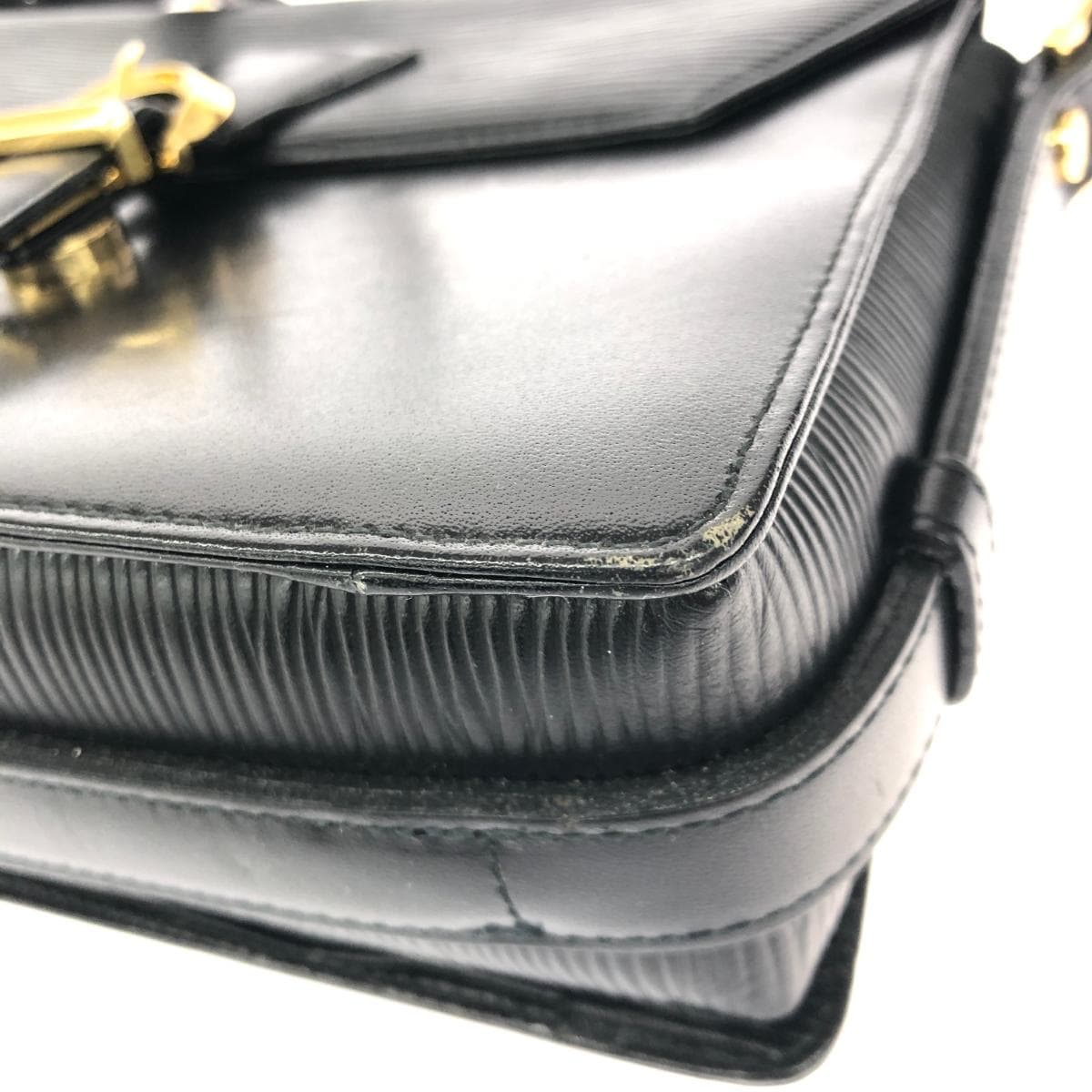 Valentino Garavani Shoulder Bag Logo Hardware Epi Leather Vintage Black Ladies 9