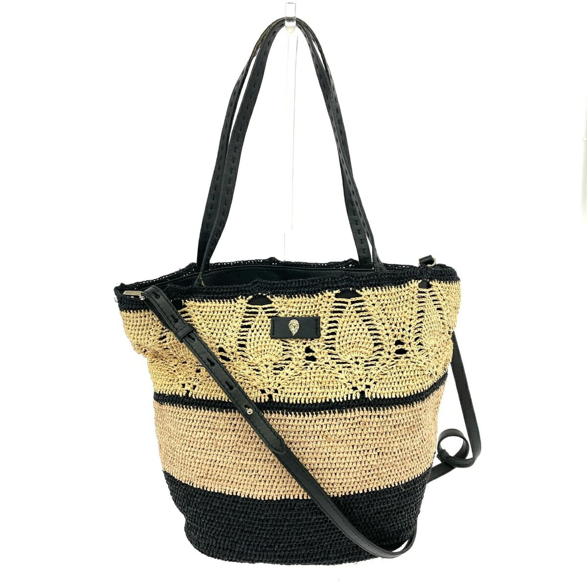 Helen Kaminski 2WAY Bag Raffia Beige Ladies