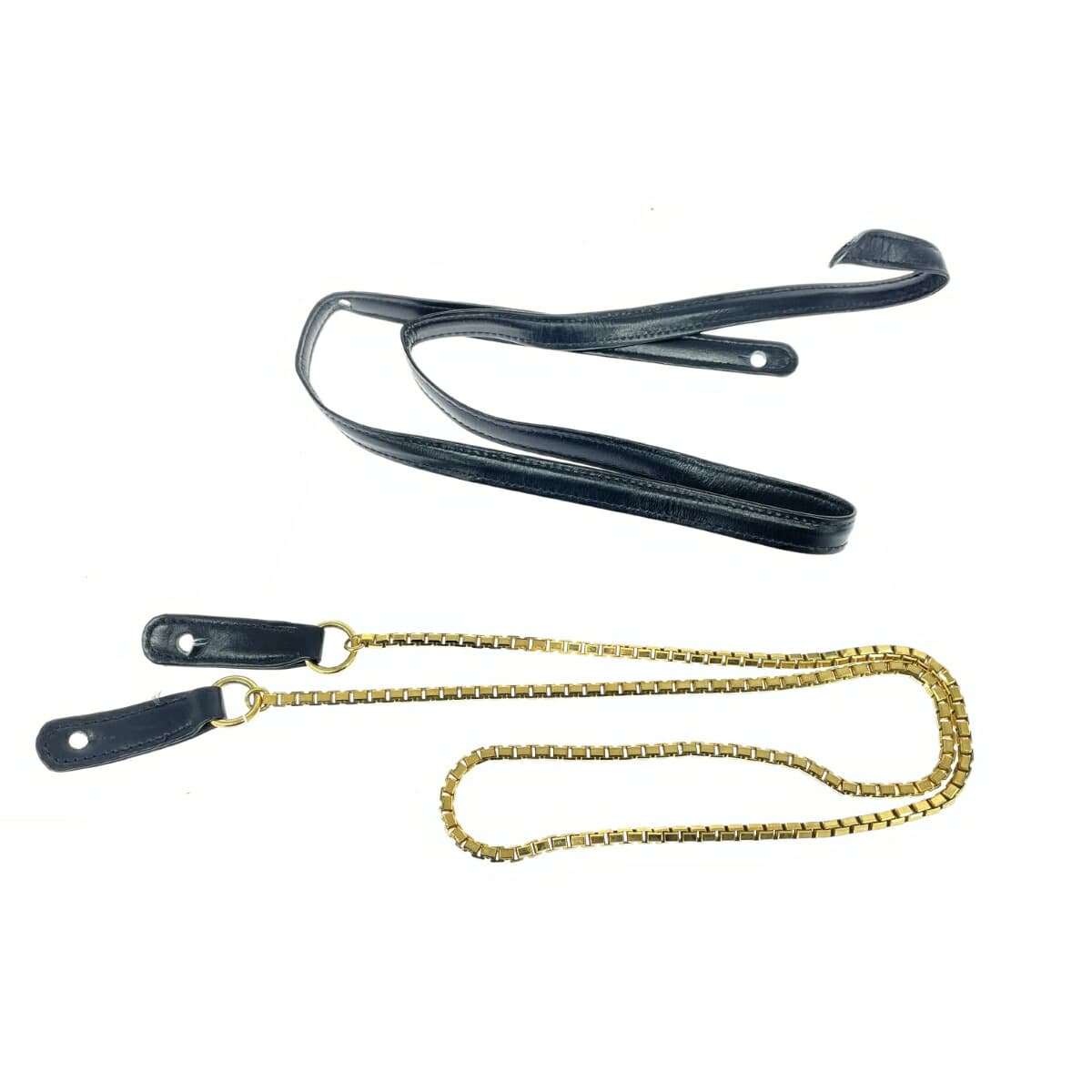 COMTESSE Contes Chain Shoulder Bag Horsehair Navy Ladies 10