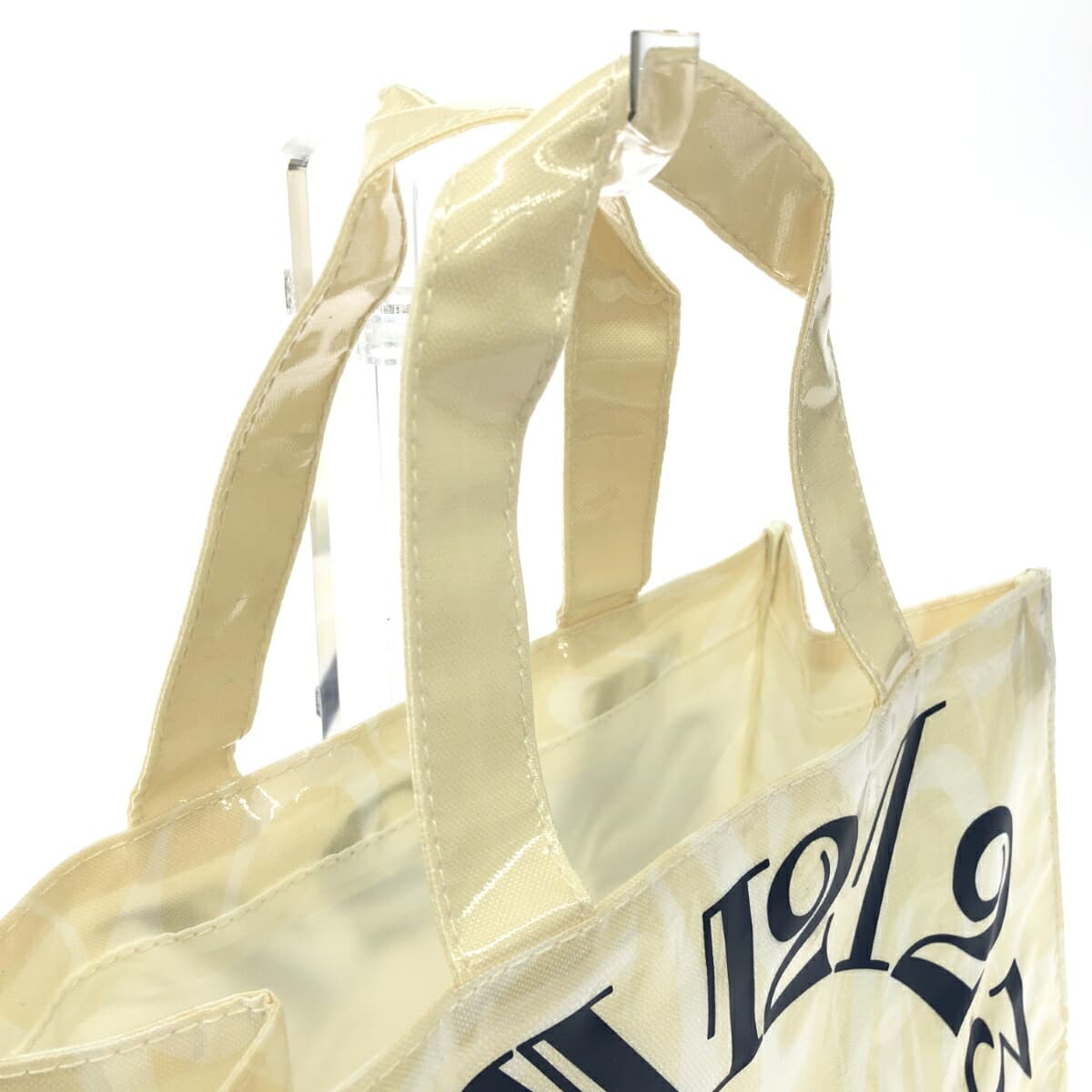 Franck Muller tote bag in excellent condition, limited edition from Ginza SIX, novelty item with dial motif, yellow, unisex 4