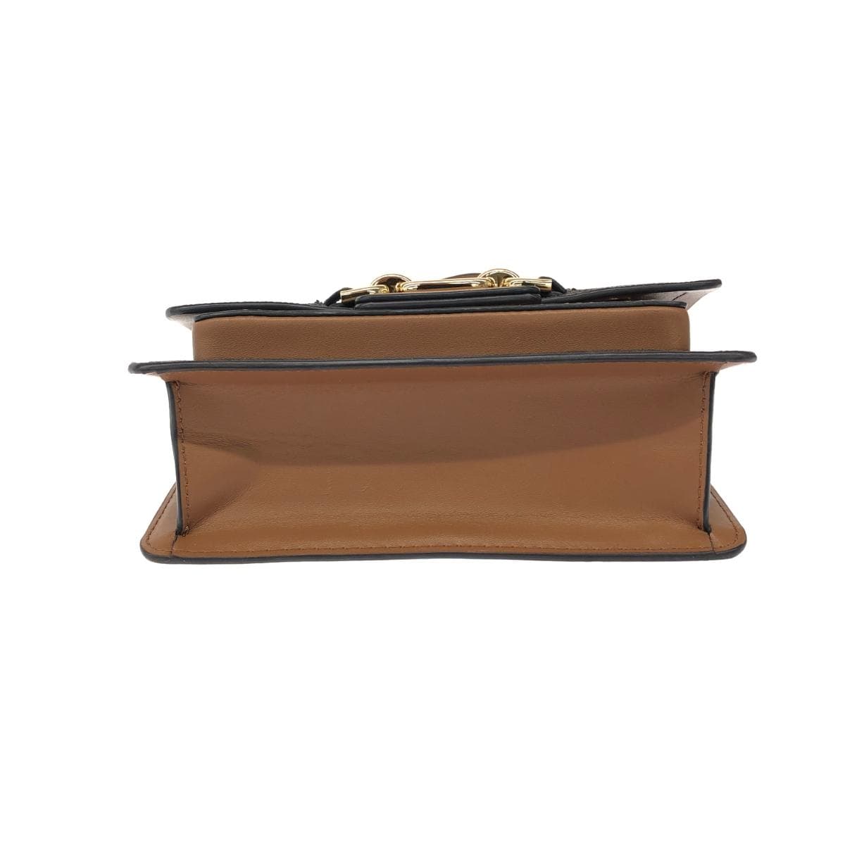 MICHAEL KORS Shoulder Bag Good Condition MK Monogram PVC Brown Women's 5