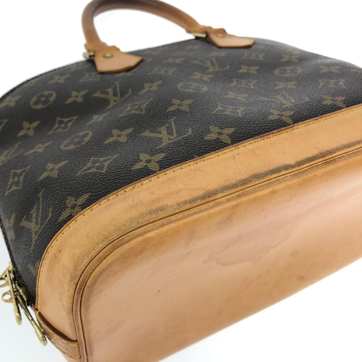 LOUIS VUITTON Alma PM Monogram VI0939 M51130 Brown Ladies 9