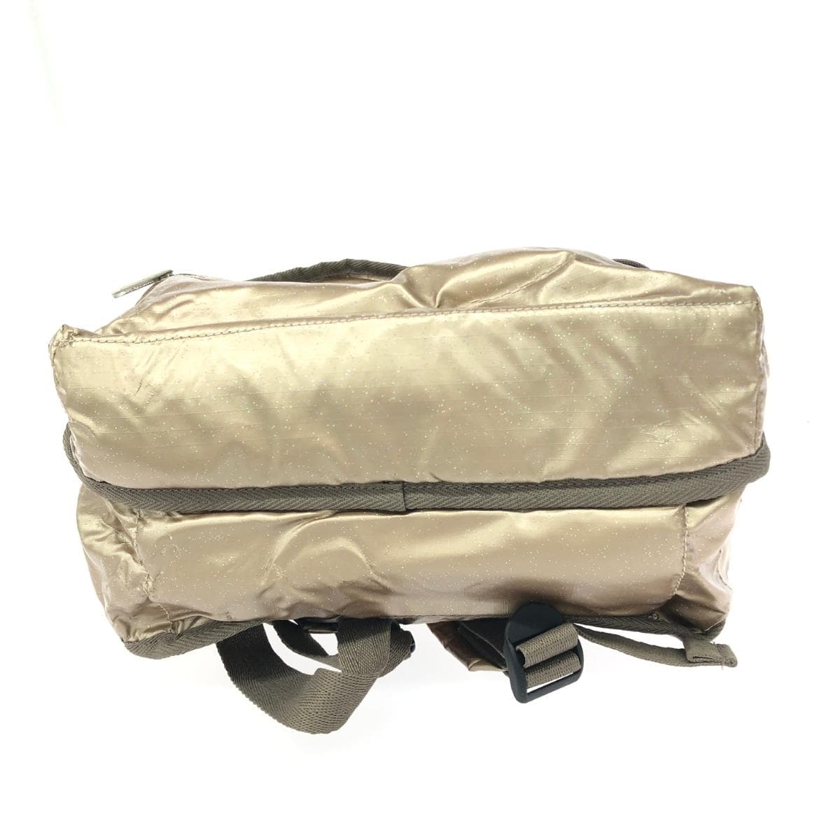 LeSportsac Backpack Glitter Nylon Gold Color Ladies 4