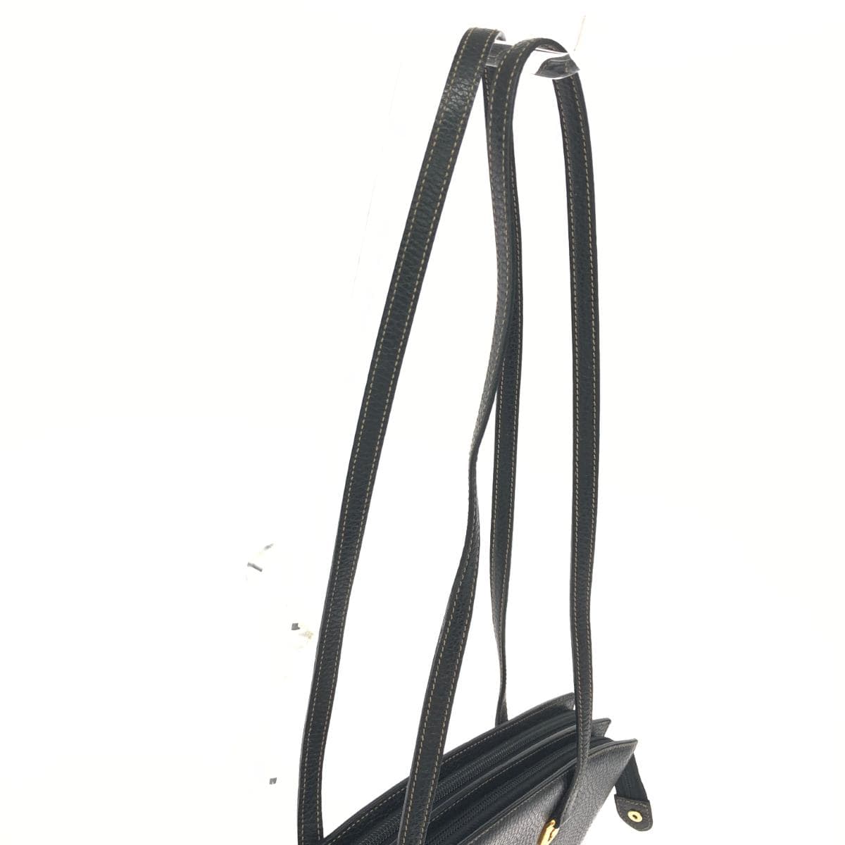 a.testoni Atestoni Shoulder Tote Bag Leather Black Women's 4