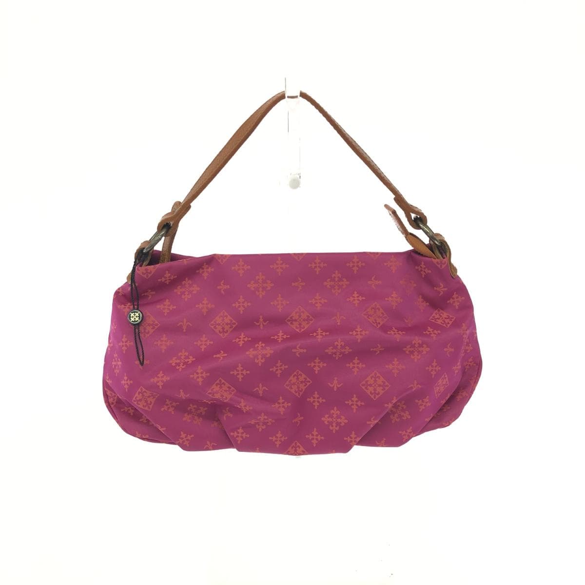 Russet Rassit Handbag Monogram Nylon Pink Ladies