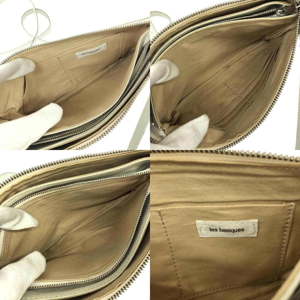 Les Basics Levajic 2WAY Bag Enamel White Women's 6