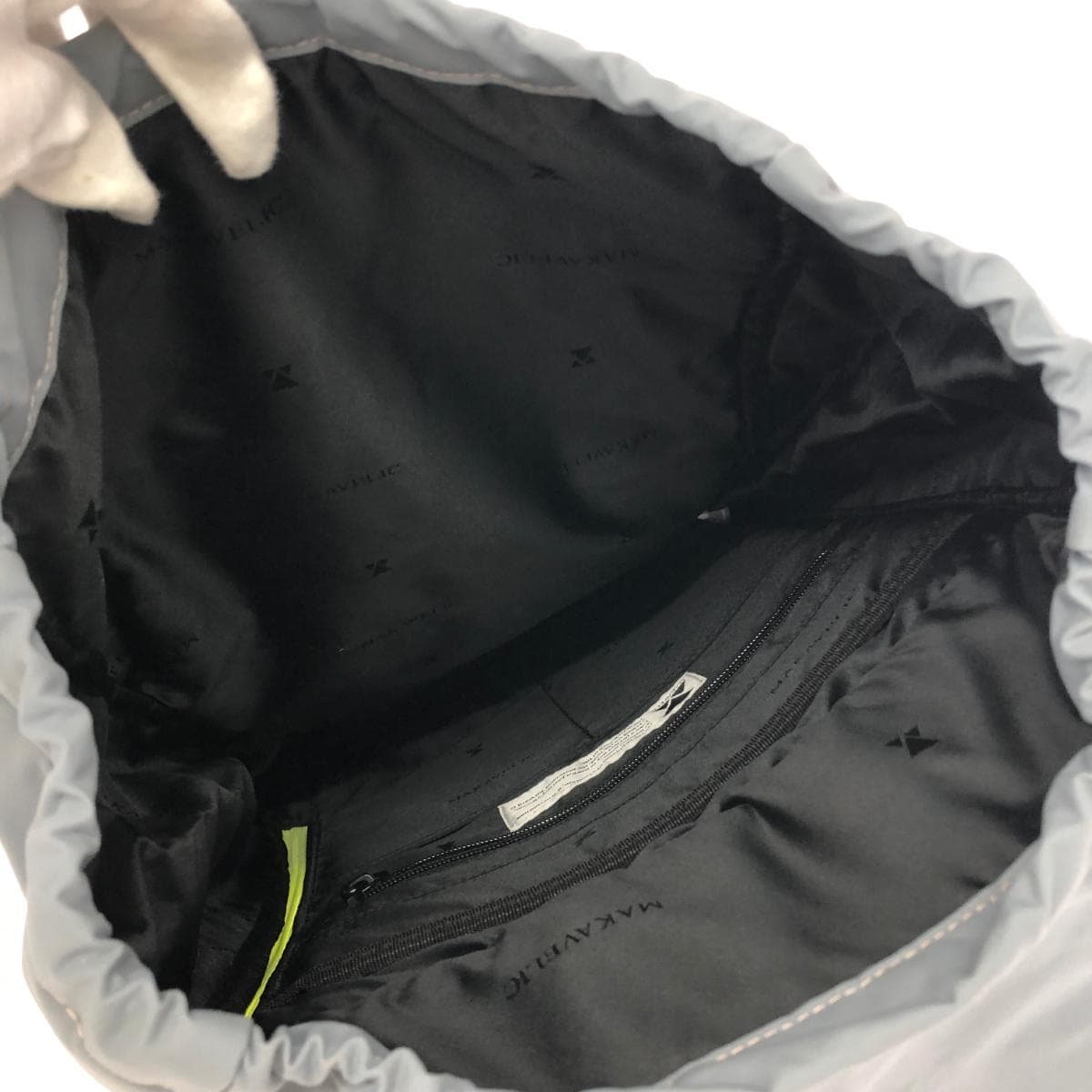 MAKAVELIC Backpack Nylon Gray Men's 5