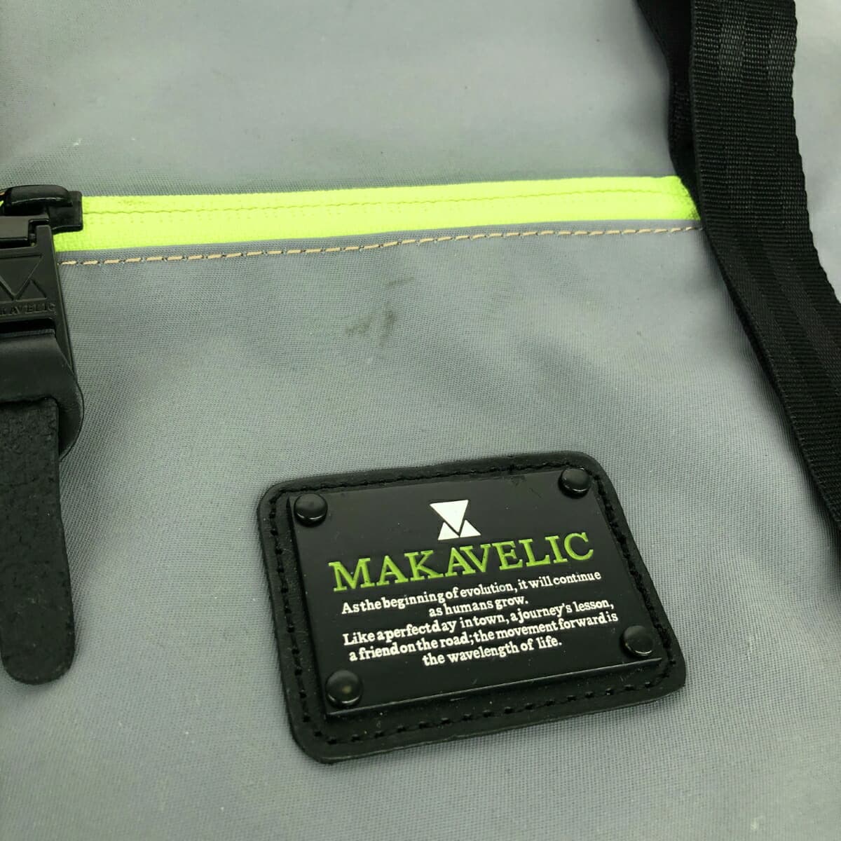MAKAVELIC Backpack Nylon Gray Men's 6