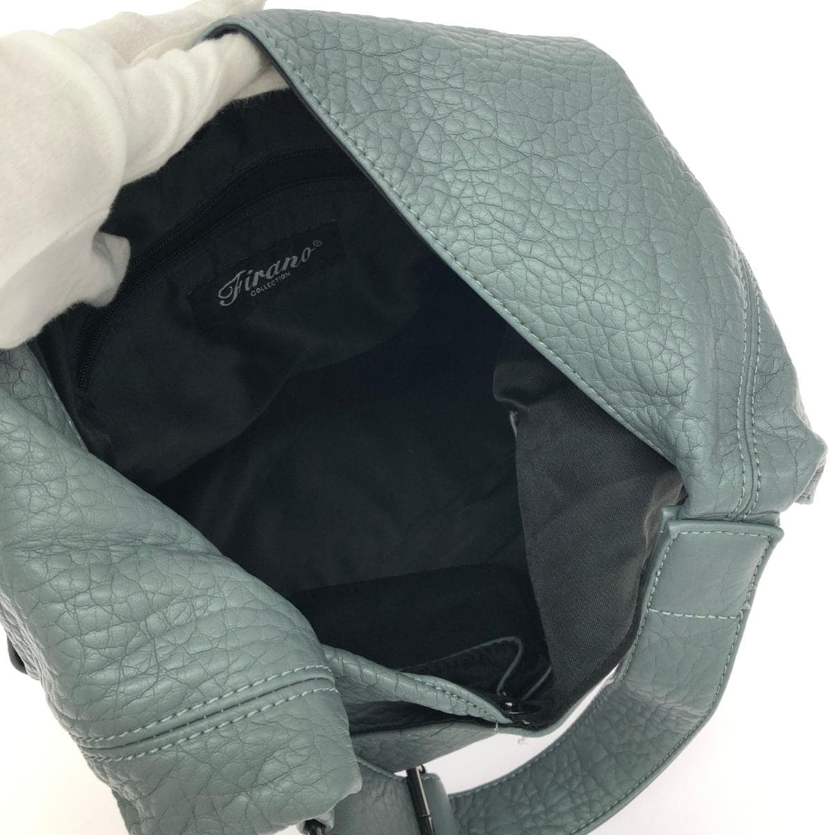 FIRANO Filano One-Shoulder Bag Good Condition Gray Women's 7