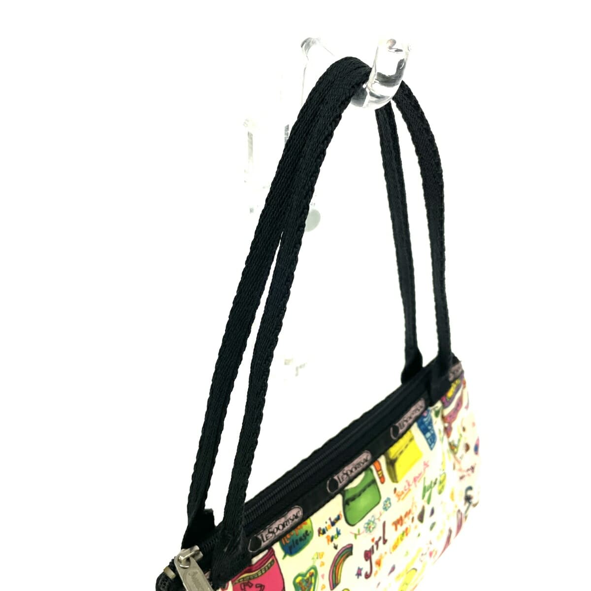 LeSportsac Mini Tote Bag Sarah Schwartz Hawaii Limited Logo Bag Pattern Girls Nylon Multicolor Ladies 4