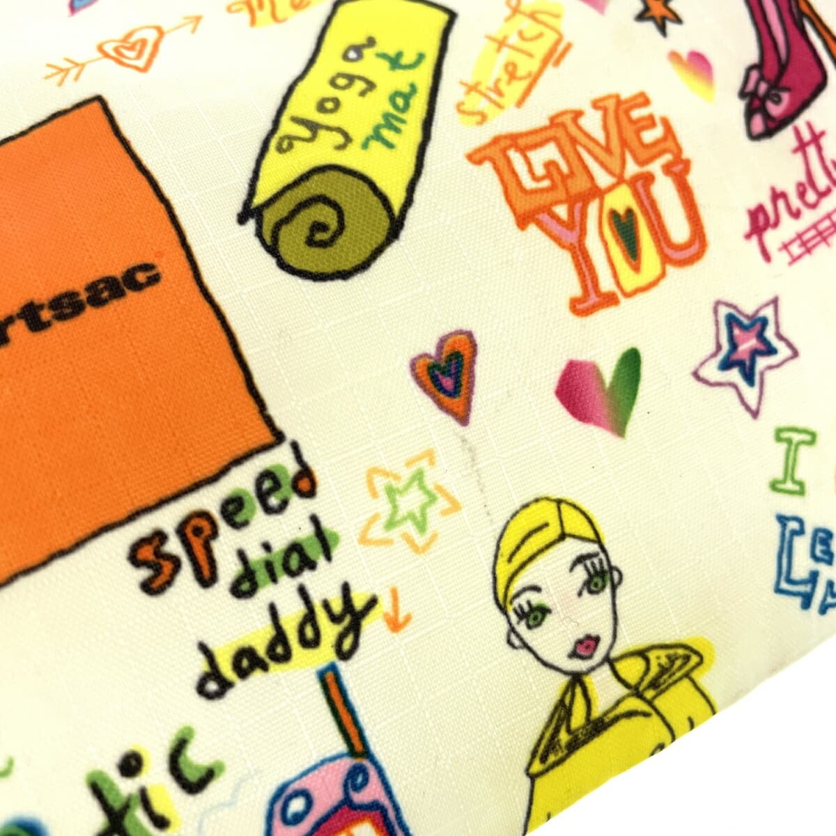 LeSportsac Mini Tote Bag Sarah Schwartz Hawaii Limited Logo Bag Pattern Girls Nylon Multicolor Ladies 8