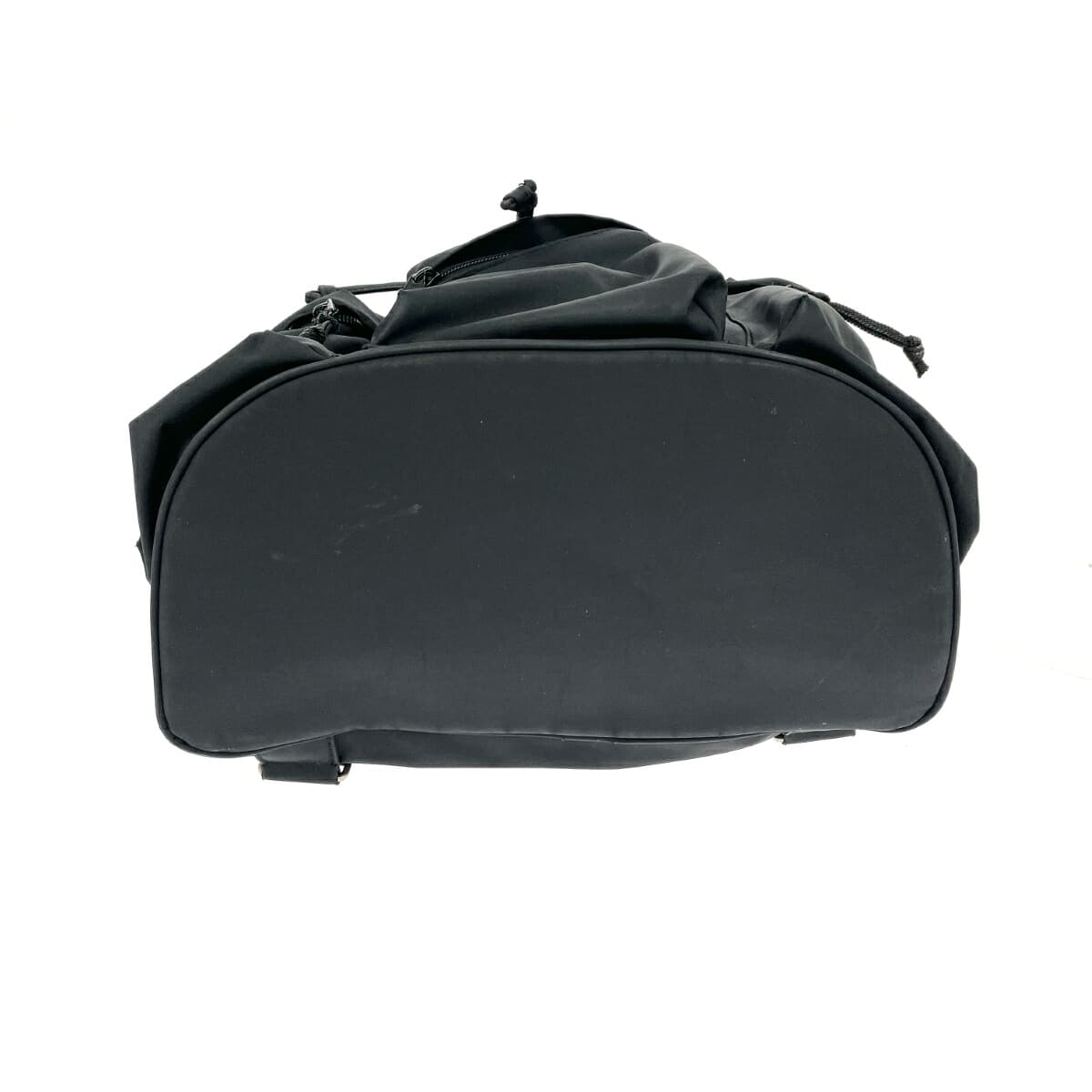 GUESS Drawstring Backpack Logo Hardware Nylon Black Unisex 4