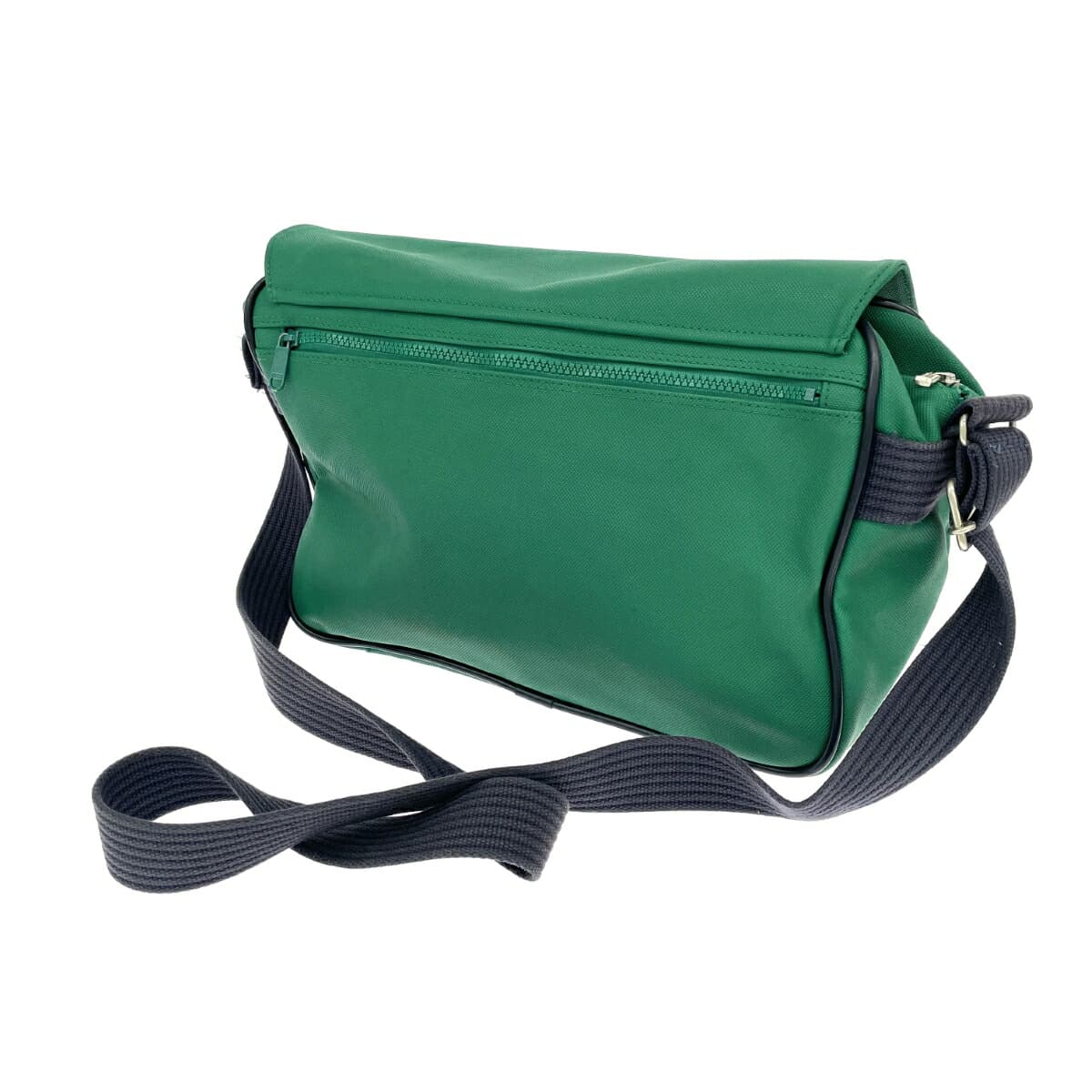 LACOSTE Messenger Bag Crocodile Logo PVC Vintage Green Unisex 3
