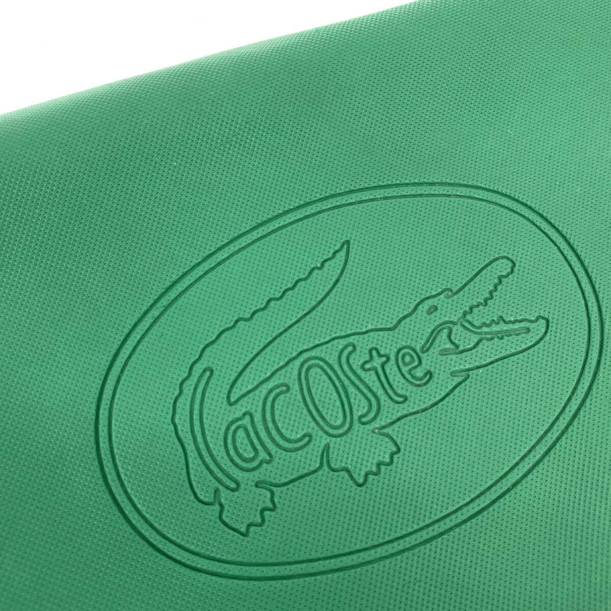 LACOSTE Messenger Bag Crocodile Logo PVC Vintage Green Unisex 5