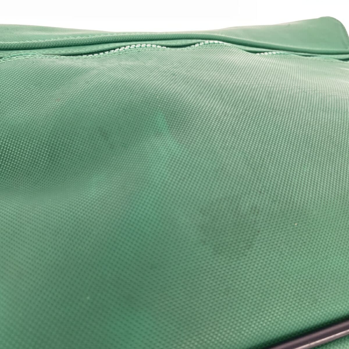 LACOSTE Messenger Bag Crocodile Logo PVC Vintage Green Unisex 7