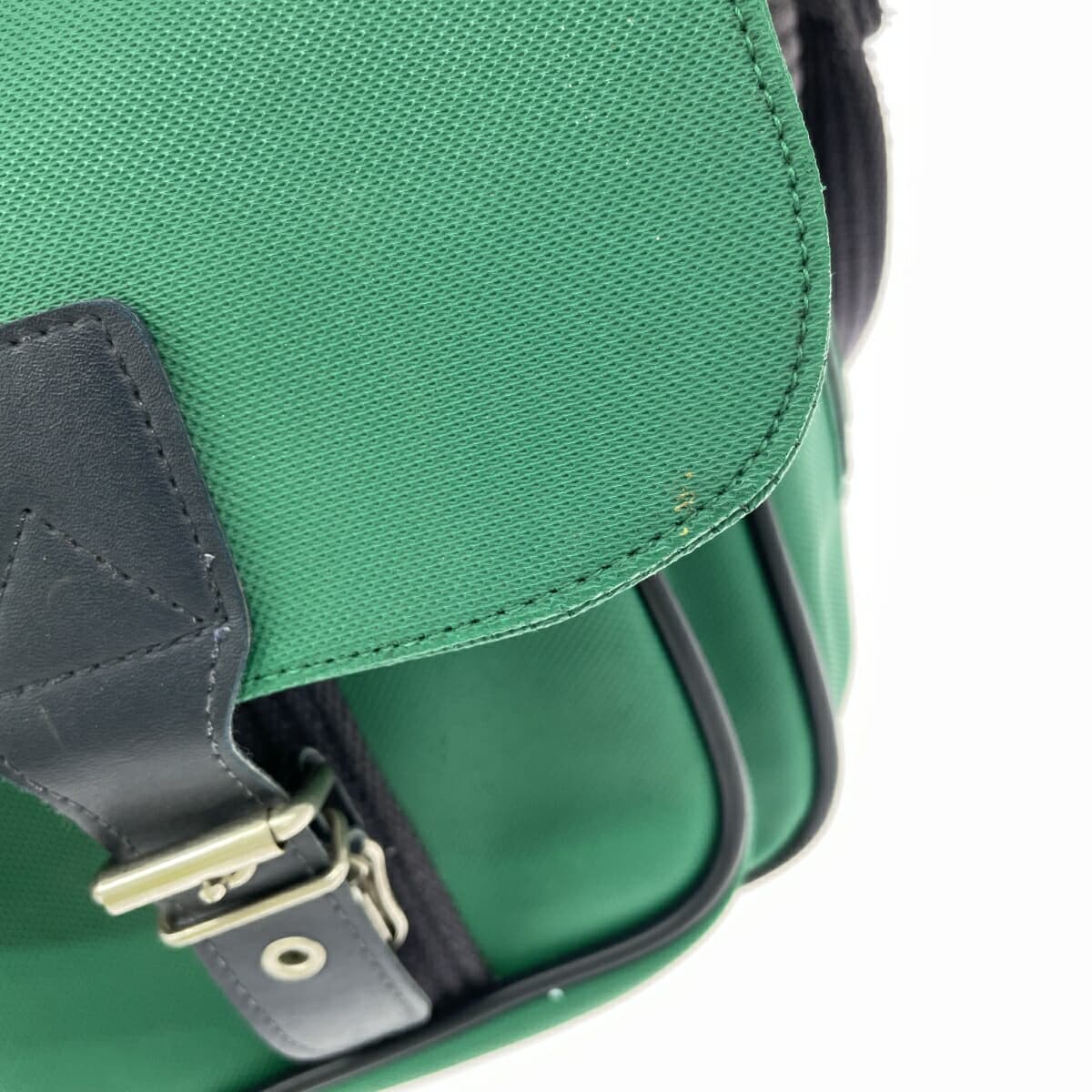 LACOSTE Messenger Bag Crocodile Logo PVC Vintage Green Unisex 8