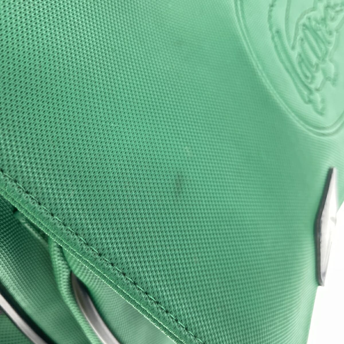 LACOSTE Messenger Bag Crocodile Logo PVC Vintage Green Unisex 9